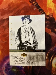 BILLY THE KID, 2004 UPPER DECK "HISTORY OF THE UNITED STATES" KARTE - Bild 1 von 2