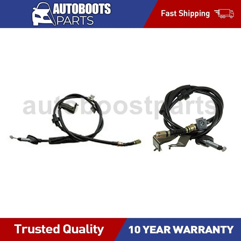 Cabo de freio de estacionamento traseiro esquerdo traseiro direito para Honda Civic 1992-1995 - Imagem 1 de 4