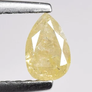 0.39ct Natural Loose Diamond Pear Cut Light Yellow - I3 Clarity 5.4mm x 3.5mm - Picture 1 of 1