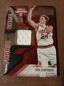 2015 TOM CHAMBERS VOLLSTÄNDIG ZERTIFIZIERTER STOFF DES SPIELS TRIKOT RELIKTKARTE/199 - Bild 1 von 2