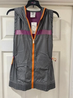 Damas ZUMBA Gris Ligero Sin Mangas Chaleco Sudadera con Capucha Top Entrenamiento Gimnasio Fitness Foto 1 de 3