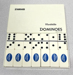 Vintage Puremco Standard Dominosteine #616 Marblelike Federal Land Bank - Bild 1 von 4