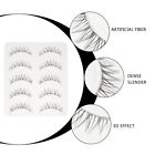 3D Volume Eyelashes 5 Pairs Natural Fluffy False Lashes