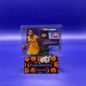 Darius Morris 2012-13 Donruss Elite Rookie Inscriptions Acetate Auto - Picture 1 of 2