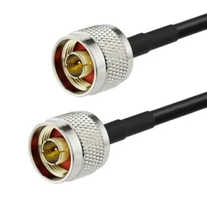 Superbat N Type Male to Male RF Coaxial Pigtail Cable RG58 50cm For WIFI Antenna - Picture 1 of 3