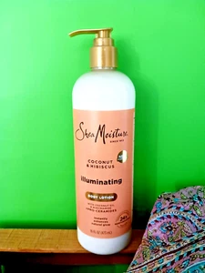 SHEA FEUCHTIGKEIT 16 OZ LEUCHTENDE KÖRPERLOTION KOKOSÖL, HIBISKUS * NEU * LETZTE! - Bild 1 von 13