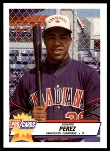 1993 Fleer ProCards Triple A All-Stars Eduardo Perez Vancouver Canadians #AAA-32 - Picture 1 of 2
