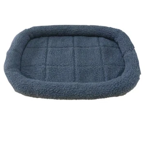 HugglePets Dog Bed Pet Mat Sheepskin Dove Grey Puppy Training Crate Washable Pad - Picture 1 of 9