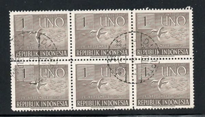 Indonesia - Sc# 367 Blocco di (6) Usati - Lotto 0220146 - Foto 1 di 1