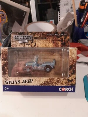 CORGI MILITARY LEGENDS CS90633 WILLYS JEEP SEEBEES CORP BNIB - Image 1 of 4