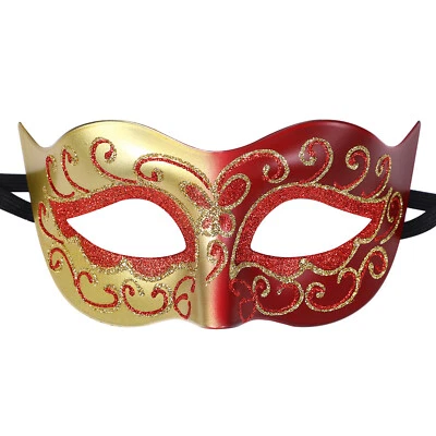 Retro Masquerade Mask for Men Venetian Party Carnival Mardi Gras Ball Halloween - Image 1 of 4