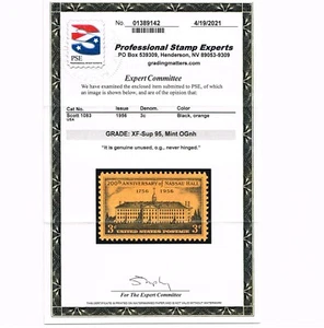 EXCEPTIONAL GENUINE SCOTT #1083 MINT PRISTINE OG NH PSE CERT GRADED XF-SUPERB-95 - Picture 1 of 3