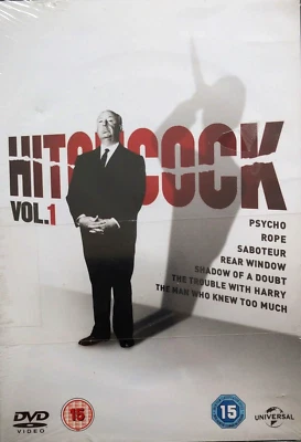 🆕 HITCHCOCK: VOL.1 (7-DISC 📀 BOXSET) *7 CLASSIC MOVIES* - Image 1 of 3