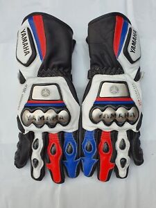 YAMAHA Motorcycle Motogp Racing Leather Gloves