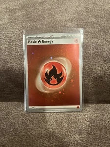 Basic Fire Energy - Pokemon TCG Scarlet & Violet 151 No. 002 COSMOS HOLO Swirl - Picture 1 of 1