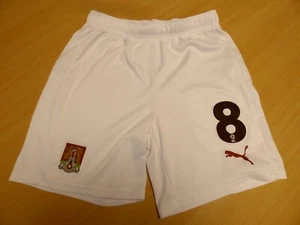 NORTHAMPTON TOWN FC | 8 | BEN FOX | MATCHWORN SHORTS 2023/2024 | Size M - Picture 1 of 3
