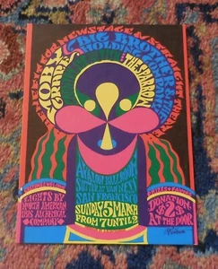 MOBY GRAPE - BIG BROTHER - COUNTRY JOE - AVALON BALLROOM POSTCARD - KLIBAN ART! - Picture 1 of 2