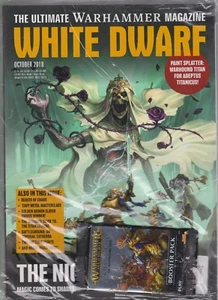 WARHAMMER WEISSER ZWERG MAGAZIN OKT 2018, MIT WARHAMMER AGE OF SIGMAR: CHAMPIONS KARTE - Bild 1 von 2
