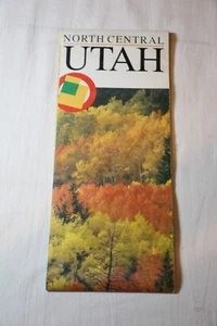 Mapa UTAH North Central 30" x 29" mapa de viaje histórico vintage campamento, caminata - Imagen 1 de 11