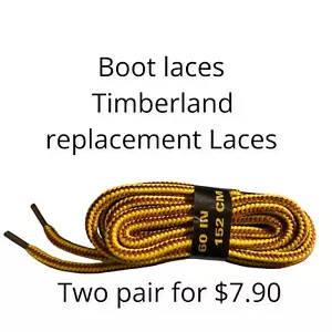 Bootlaces Strong Work Boot Laces Timberland Replacement Strings 40 or 60 inch`s - Picture 1 of 4
