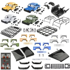4 Doors Wheelbase Body Shell for 1/10 RC Crawler Car Traxxas TRX4 Defender RD110 - Picture 1 of 45