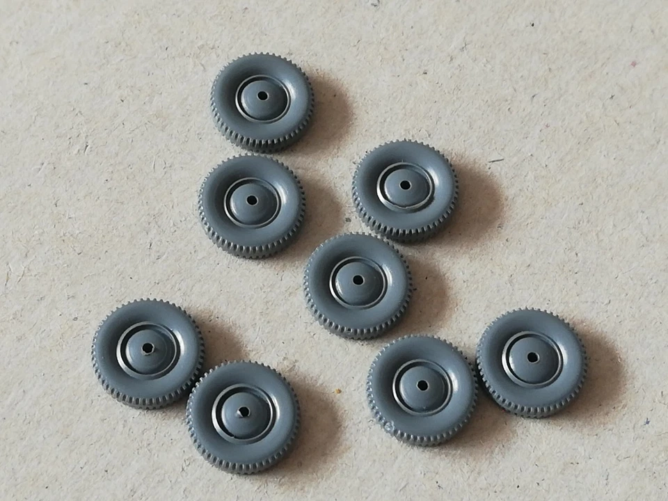 Lot 6052 Konvolut 8 Räder 10mm für LKW Anhänger u.a. von Wiking in 1:87 - Bild 1 von 1