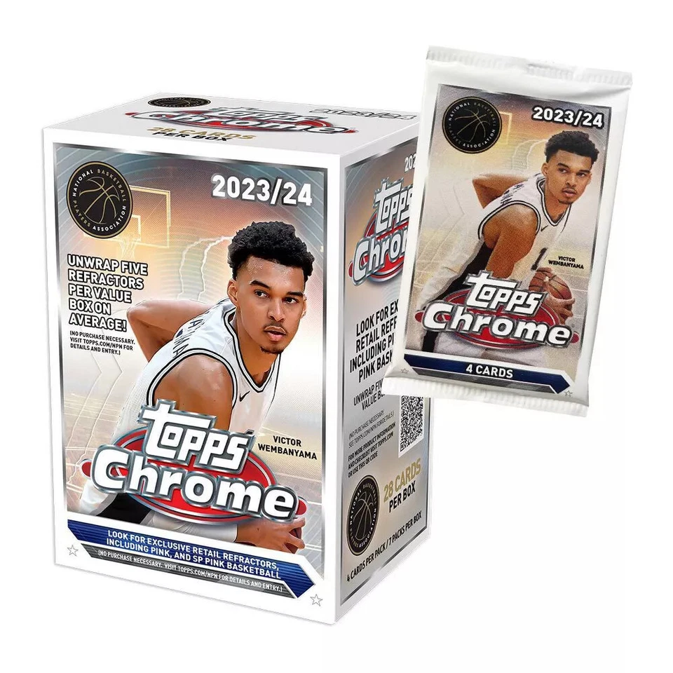 2023-24 Topps Chrome Basketball Base -You Pick- **Buy More, Save More** - Image 1 of 1