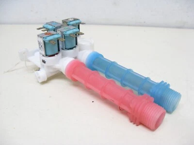 Válvula de entrada de agua para lavadora Electrolux Frigidaire 134637810 Foto 1 de 4