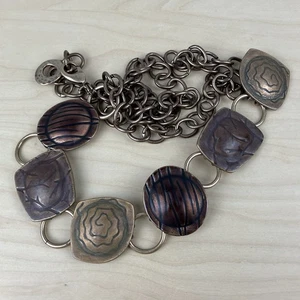 Chico’s Women’s Medallion Chain Metal Belt 51” Long - Picture 1 of 7