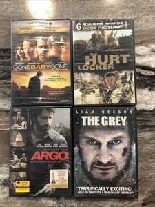 Action Movie 4 DVD Set The Hurt Locker Argo Gone Baby Gone The Grey New Sealed - Picture 1 of 10