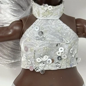 Rainbow High Ayesha Sterling Fashion Shimmery Halter Top For Doll - Picture 1 of 5