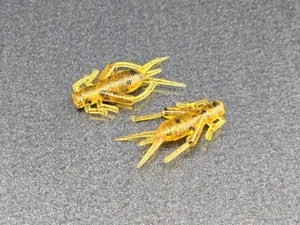 (32) Señuelo de plástico suave Mighty Cricket "Gold Rush" Panfish Jig Crawfish de 0,875" - Imagen 1 de 1