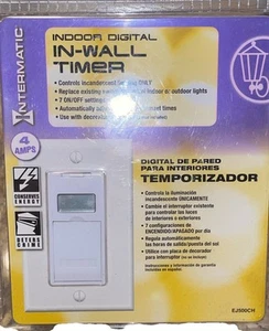 Intermatic Indoor Digital In Wall Timer, EJ500CH Neu Versiegelt - Bild 1 von 2