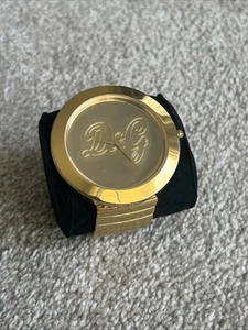 D&G Women’s Rockabilly Gold Tone With Mirror Reflector Dial Watch - Picture 1 of 2