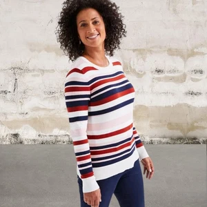 Style & Co NWT Women's Fine Gauge Crewneck Long-Sleeve Sweater Large - Picture 1 of 7