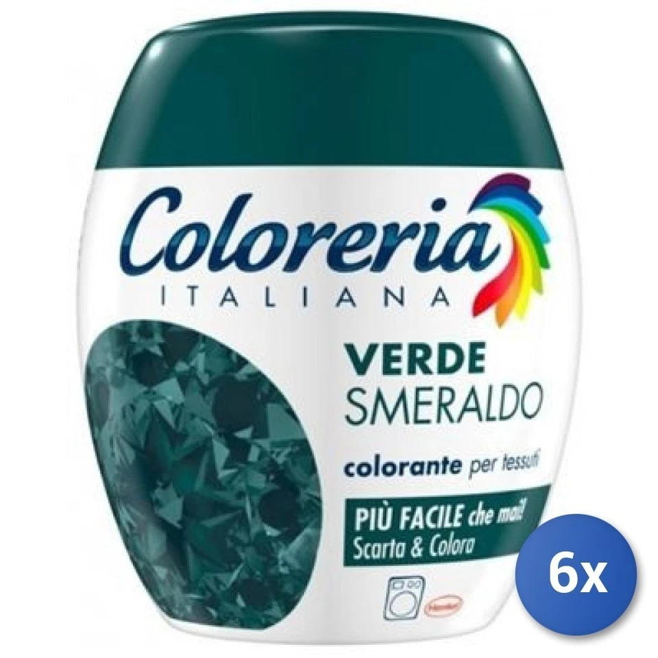 6X Paquete Colorería Tinte Para Tejidos Verde - Imagen 1 de 3