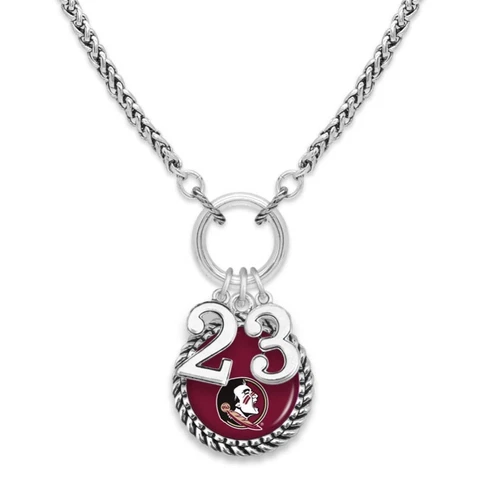 Florida State Seminoles Graduation Year 2023 Silver Chain Necklace Jewelry FSU Cover