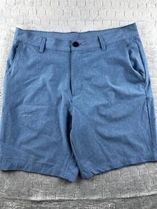 Pantalones Cortos Chinos Wide World Sportsman Mezcla de Poliéster Diseño Azul Para Hombre Talla 36 - Imagen 1 de 6