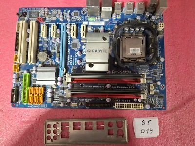 GIGABYTE GA-EP45-UD3LR MOTHERBOARD + INTEL CORE 2 QUAD SLB6B CPU 4GB RAM - Image 1 of 4