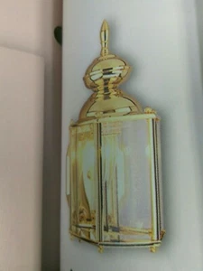 VAXCEL LIGHTING OW1113G GOLD 91/2"H X5 1/2"W 1 Light Outdoor Wall Sconce( #21A - Picture 1 of 7