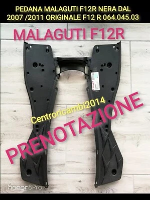 PEDANA POGGIAPIEDI MALAGUTI F12R NERA DAL 07 /11 MALAGUTI F12 R 06404503 NUOVA