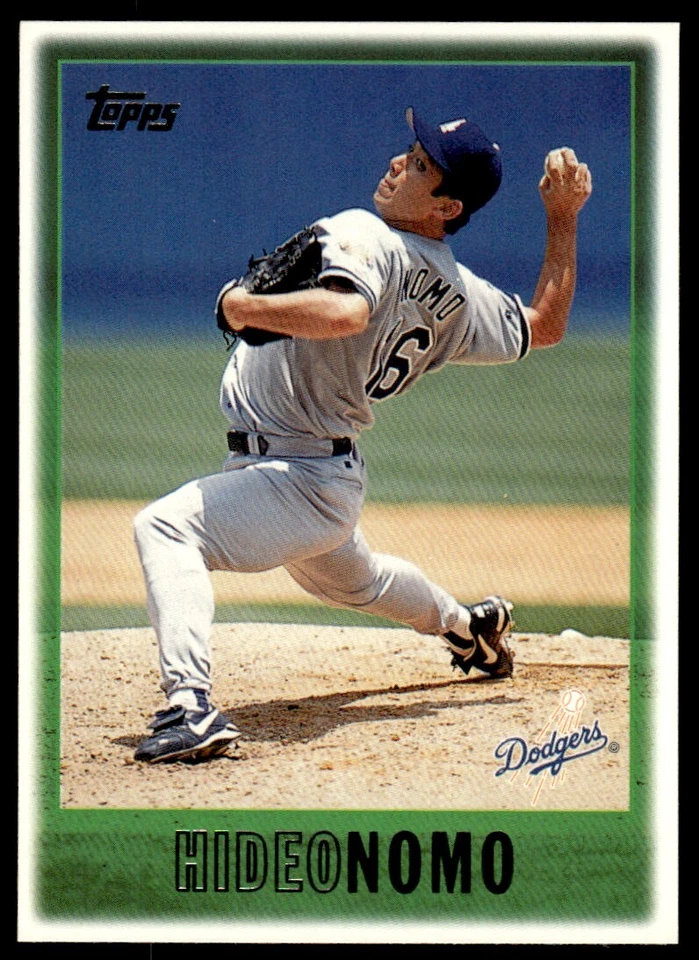 1997 Topps Baseball Card Hideo Nomo po Los Angeles Dodgers #440 - Image 1 of 2