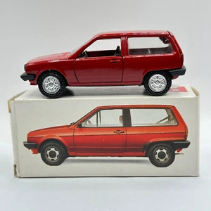 Conrad 1:43 Werbemodell VW Polo C 1014 Werbeschachtel rot Variante A - Picture 1 of 8
