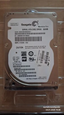 Seagate 320GB Festplatte (ST320LT007-9ZV142 / 641672-001) - Bild 1 von 2