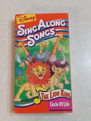 Disney Sing Along Songs VHS Tape Circle Of Life - Image 1 of 4