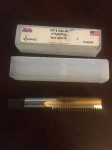 Regal Premium 7/8-9 UNC H6 4 Flute Hand Tap TiN Coating 008618AS25 - Picture 1 of 1