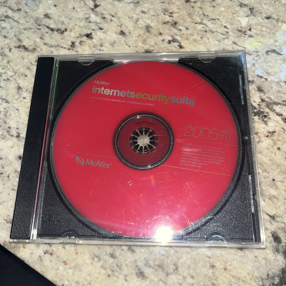 McAfee Internet Security Suite 2005 Version 7.0 Disc Only! - Image 1 of 1
