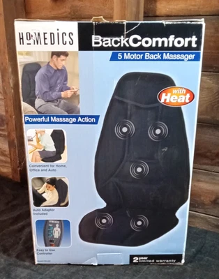Massageador traseiro Homedics Back Comfort 5 motor com calor BK-250 - Imagem 1 de 4