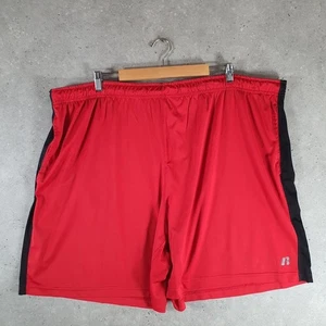 Vintage Russell Athletic Sweat Shorts 3XL 3 Extra Large Red Men’s Logo Sports - Picture 1 of 8
