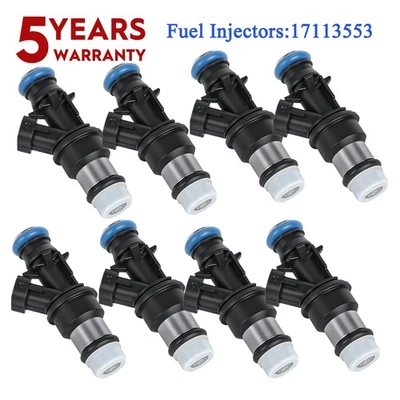 Injetores de combustível 8X para GMC Sierra 2500 HD / Sierra 3500 / Yukon XL 2500 2001-2006 - Imagem 1 de 4
